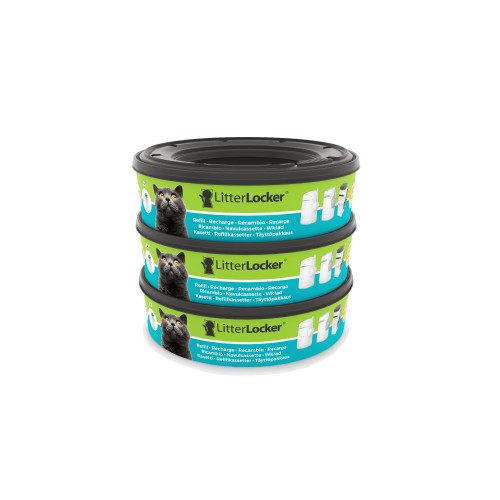 Zestaw 3 wkładów do LitterLocker Design i LitterLocker II