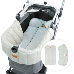 Ibiyaya Poduszka do wózka, rozmiar L, zielona