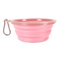 Ibiyaya Składana miseczka silikonowa różowa FP0021-P